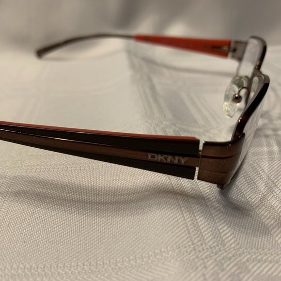 Dkny | Accessories | Dkny Metallic Brown Full Rim Eyeglasses  display picture 1